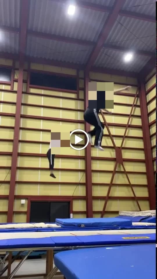 直方エアーフライング トランポリン 直方市体育館 画像 17