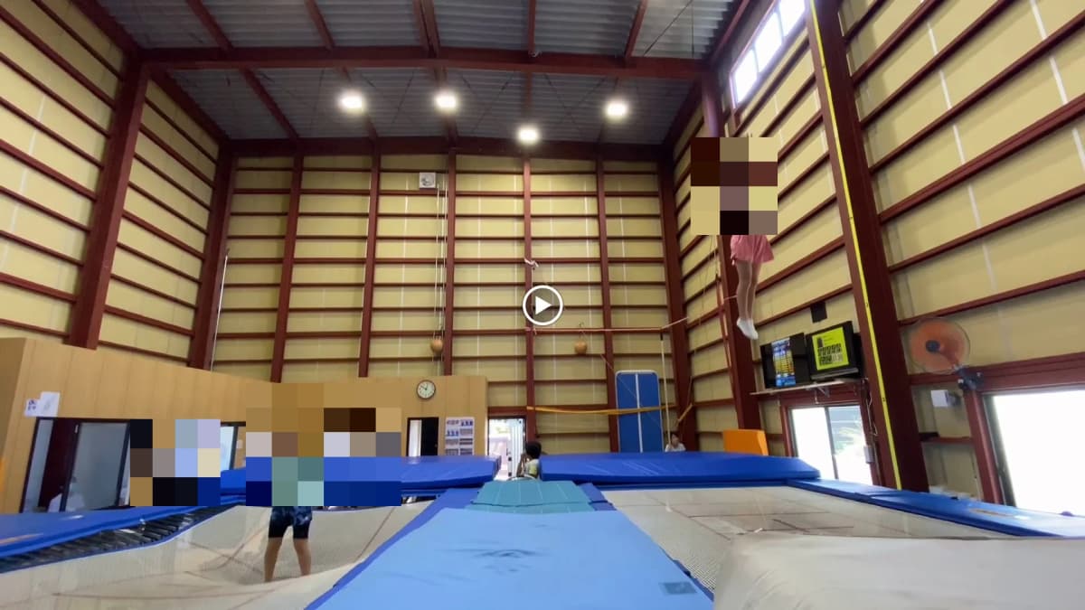 直方エアーフライング トランポリン 直方市体育館 画像 7