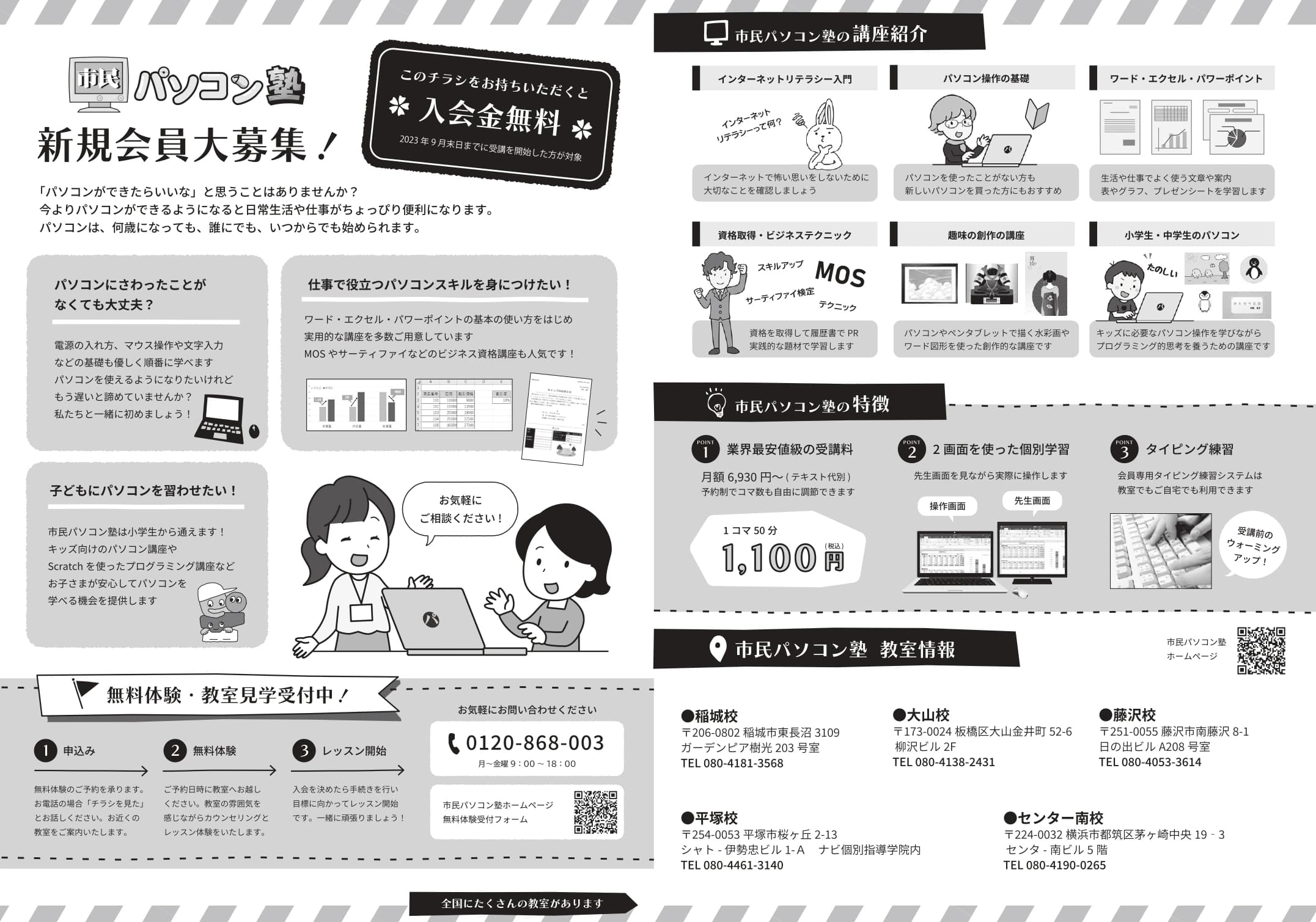 市民パソコン塾 センター南校 画像 100