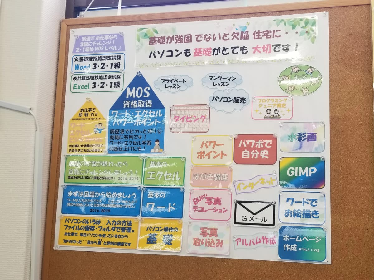 市民パソコン塾 伊勢崎校 画像 123