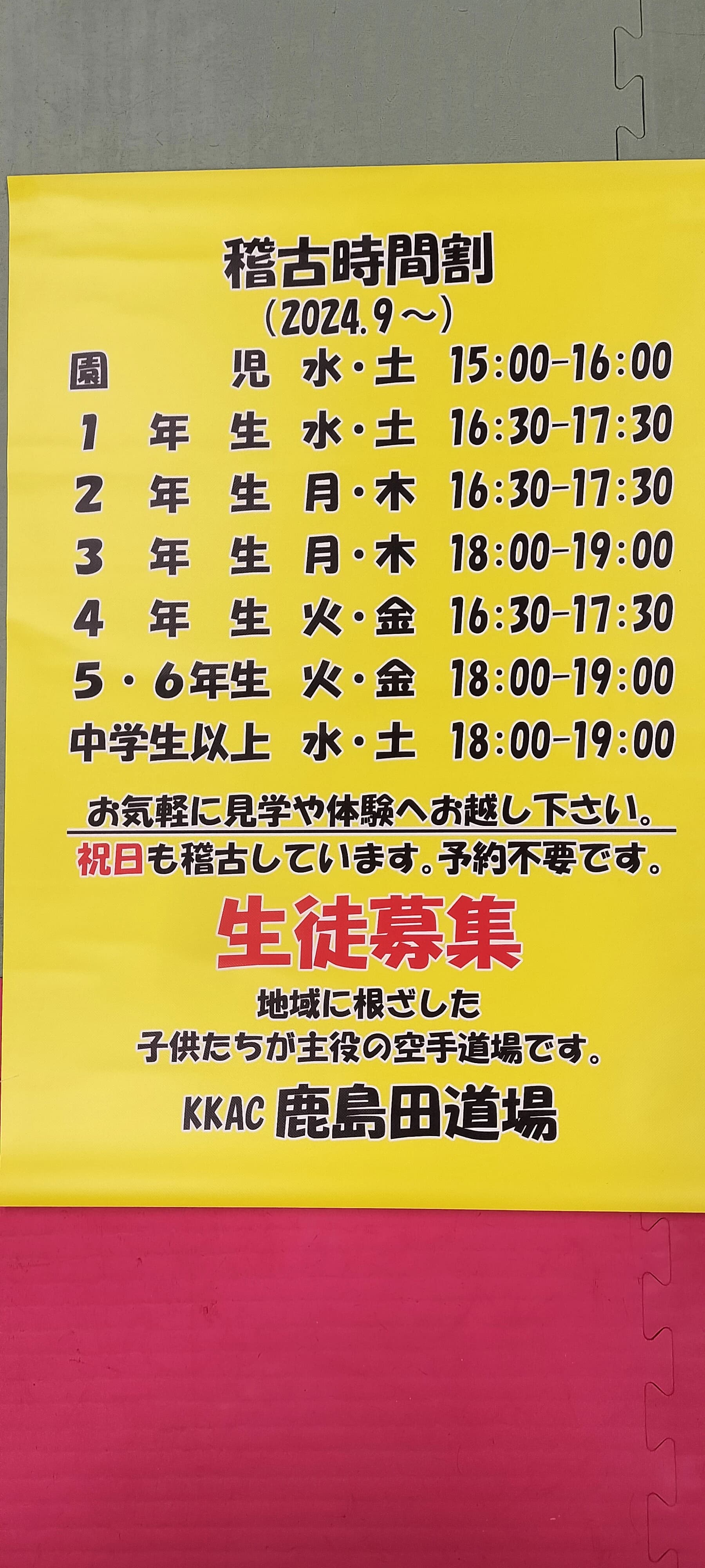 KKAC 空手 鹿島田道場のメイン画像